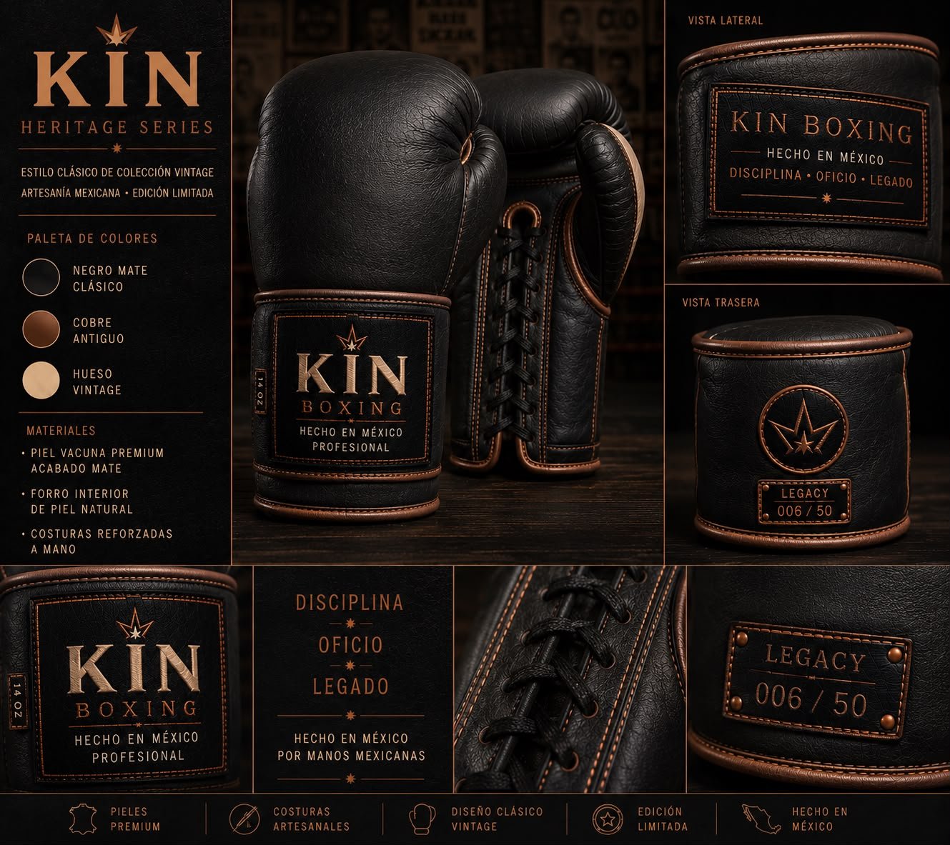 KIN Heritage — Classic Matte Black, Legacy 006/50